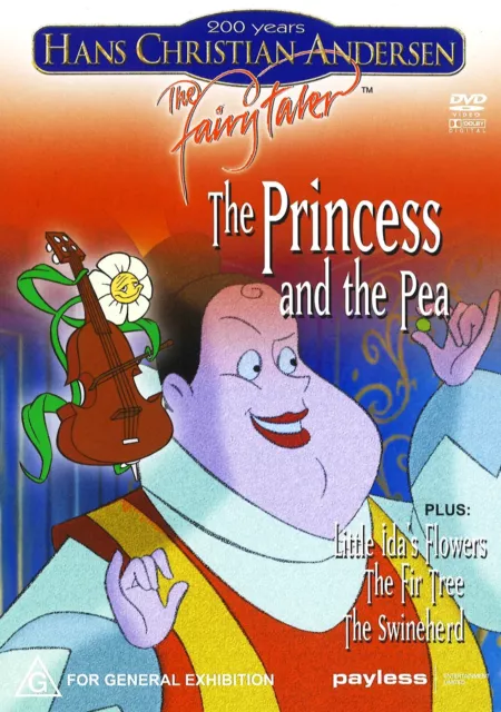 PRINCESS AND THE Pea DVD Animated - Hans Christian Anderson
