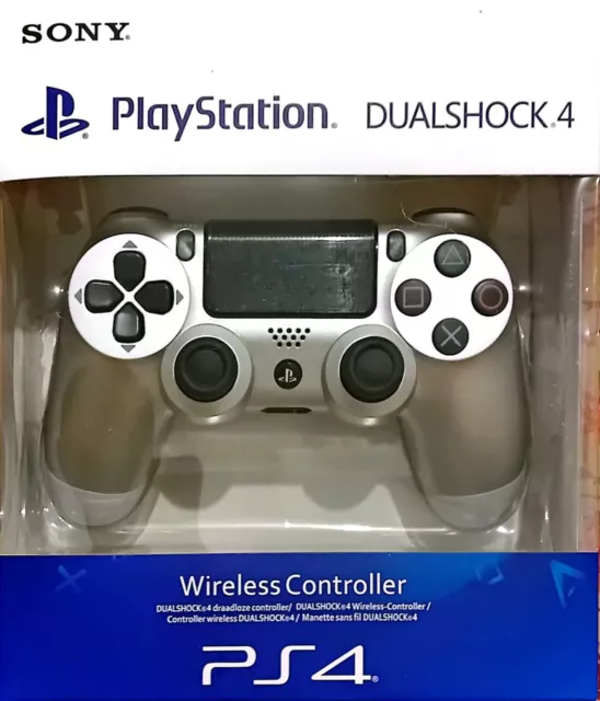 Sony DualShock 4 V2 Manette de Jeu sans Fil pоur PlayStation 4 -ARGENTE.