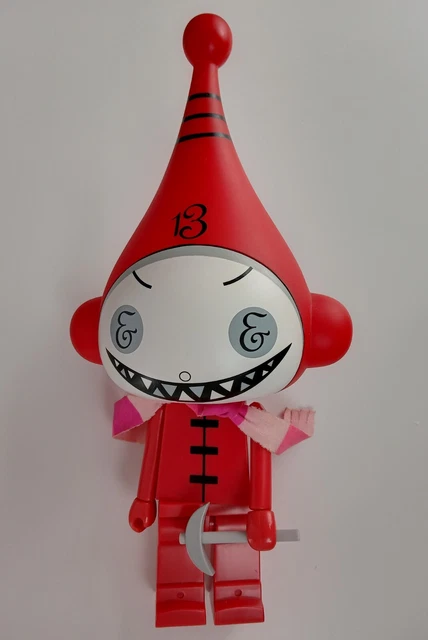 2005 Kidrobot x Dalek RED ICE-BOT 10" URBAN VINYL ART FIGURE icebot janky dunny