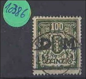 Danzig  Dienstmarke  gestempelt       MiNr. 37