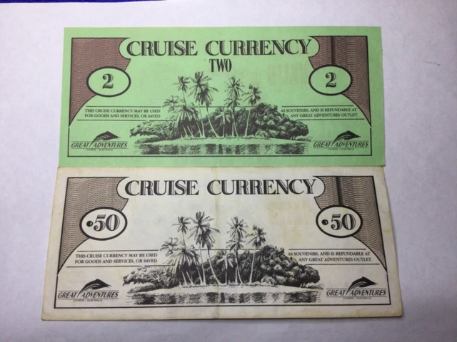 1980-1986. CAIRNS, Nth Queensland.GREEN ISLAND NEAR CAIRNS. Island currency.