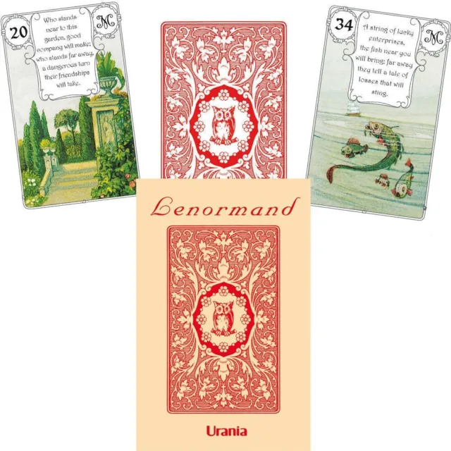 Red owl Von MLLE LENORMAND 36 Karten Deck Esoterisch Wahrsagerei agm 1067012988