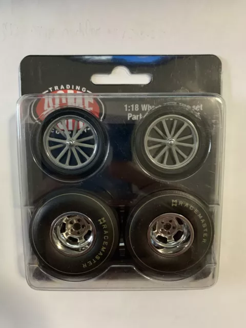 1:18 Altered Wheel and Tire Set in Chrome MINT IN PACKAGE