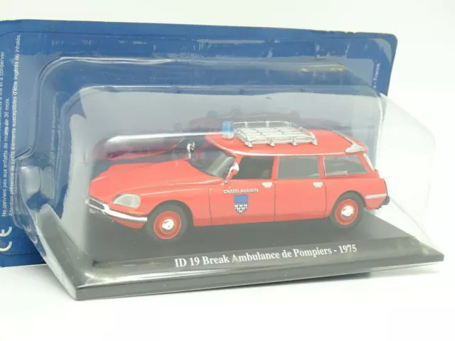 Citroen Id 19 Break Ambulance De Pompiers 1975 Uh