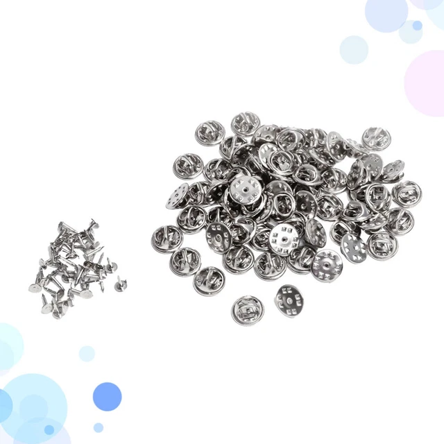 Acoplamiento metálico accesorios de joyería alfileres enchufables soporte invertido Silver
