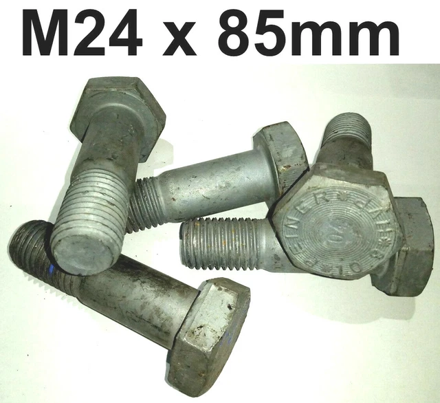 1 x HV Passschrauben EN 14399-8 10.9 M27 x 65 - Peiner Feuerverzinkt , 27,15