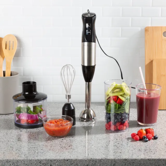 Immersion Blender 4-In-1 6 Speed Hand Mixer US