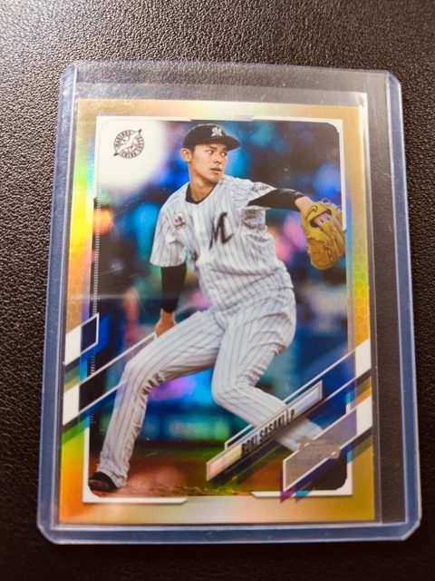 topps npb 2022 佐々木朗希 ゴールドレインボーフォイル 完全試合