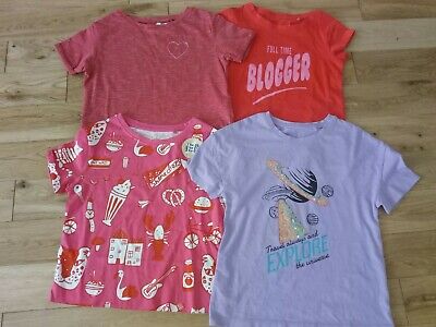 Girls Next t shirt Bundle Age 4 Years all BNWT summer t shirts