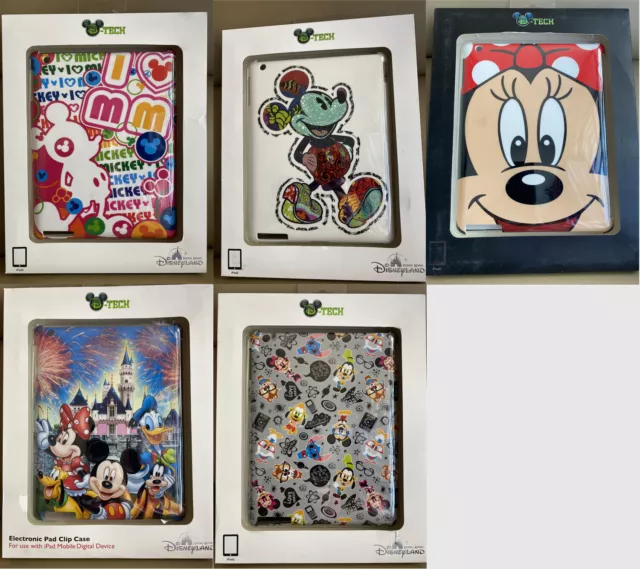 iPad 2 Case Disney Back Cover Shell D-Tech Plastic Cartoon Minnie Mickey Mouse