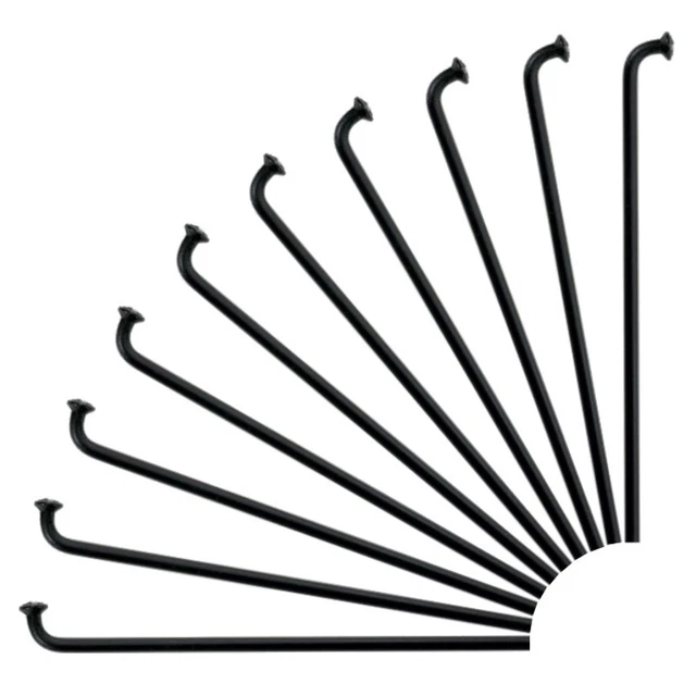 Lot De 36 Rayons Vélo 14G 225mm - Acier Carbone, Finition Argent, Pour VTT/vélo
