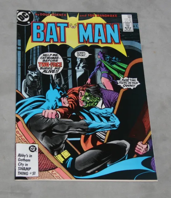 Batman #398 DC Comics (1986) High Grade - Two face and catwoman story