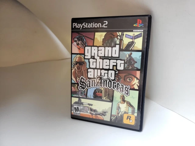 GRAND THEFT AUTO San Andreas pour PLAYSTATION 2 PS2 Cib W/Manuel (Testé ...