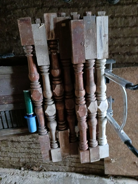 Antique Architectural Salvaged/Reclaimed Baluster Railing Spindles