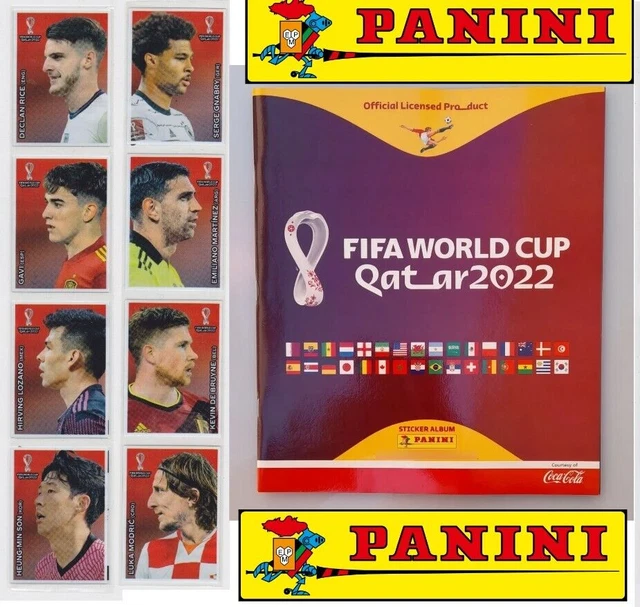 FIFA WC QATAR 2022 Argentina Coca Cola Panini Album 8 Stickers fifa-wc-qatar-2022-argentina-coca-cola-panini-album-8-stickers