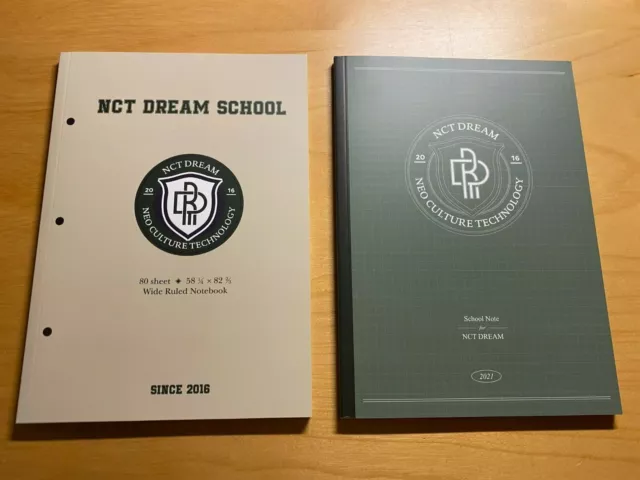 NCT Dream Back To School 2021 official set of 2 note books