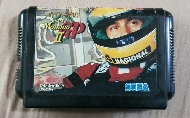 SEGA Mega Drive AYRTON SENNA´S SUPER MONACO GP 2 Boîte Non Officiel