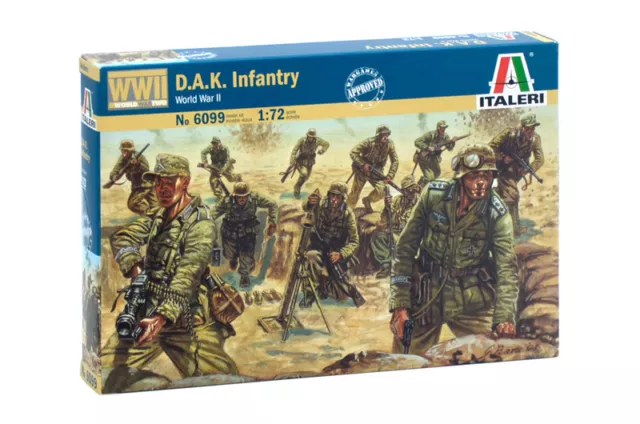 Italeri 6099 - 1/72 Set Figure Dak Fanteria - Nuovo