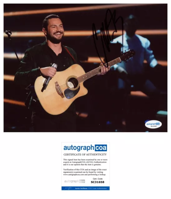 Chayce Beckham Country Singer Signed Autograph ‘23’ 8x10 Photo ACOA