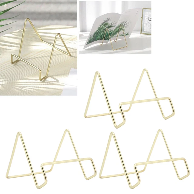 3 pz supporto piastra metallica design geometrico supporto piastra metallica resistente alla ruggine