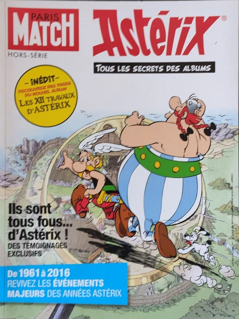 PARIS MATCH - Astérix - Tous les secrets des albums -COLLECTOR EUR 7,00 ...