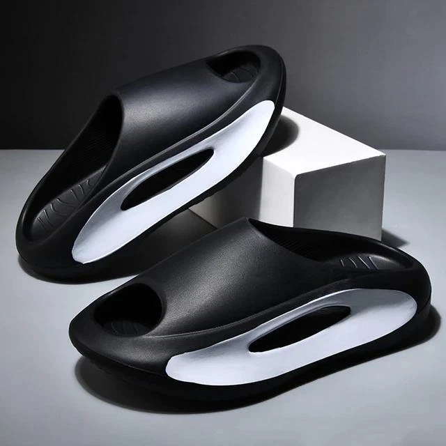 New Summer Sneaker Slippers for Women Men Thick Bottom Platform Slides Soft Eva
