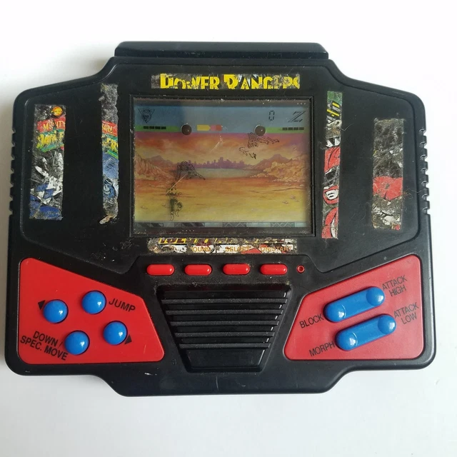 MIGHTY MORPHIN POWER Rangers Barcodzz 1994 Tiger Electronics LCD Game