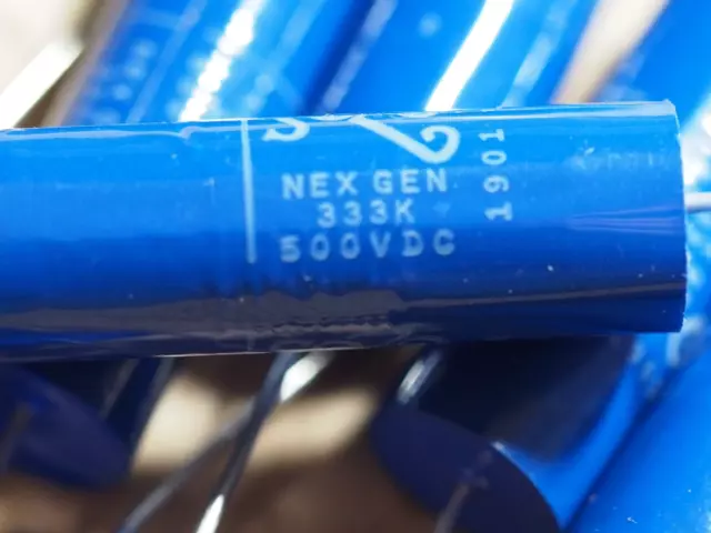 SoZo, 500V, NexGen Blue Molded Vintage Capacitors .033 2