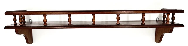Bombay Company 30” Wood Plate Rack/Shelf Wall Mount