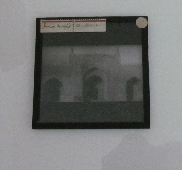 Glass Magic Lantern Slide INDIA NO27 JAMA MUSJID C1910 PHOTO 2