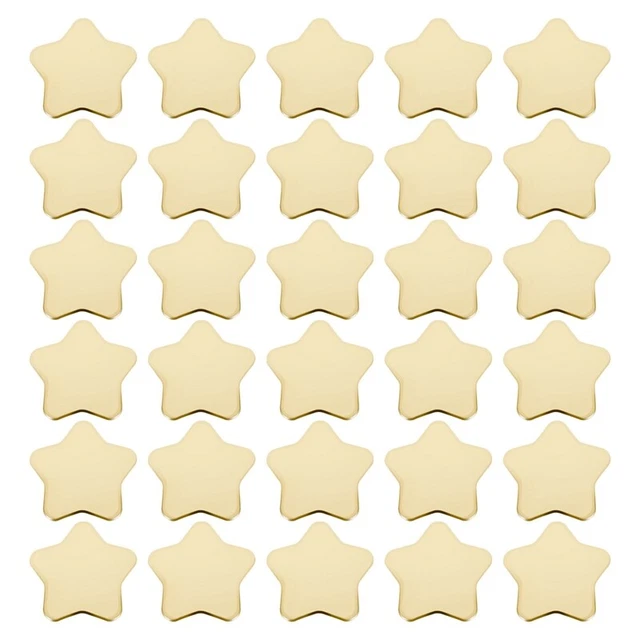 30 ud. plato de oro desechable plato de fiesta pentagrama vajilla plato G6I5