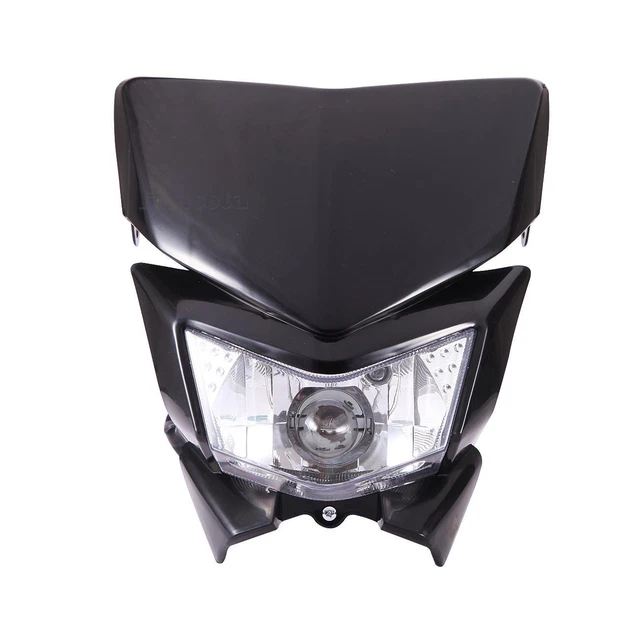 BLACK MOTORCYCLE Headlight Fairing Kit For Suzuki DRZ 400SM 125 70