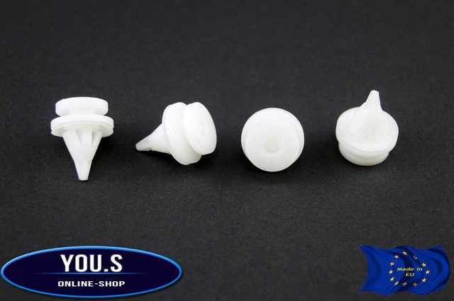 10 Clips De Fixation Pour Pare-boue/pare-choc Renault Clio, Mégane, Laguna, Twingo