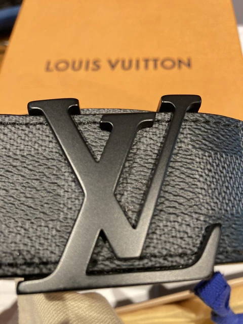 Black damier deals lv belt
