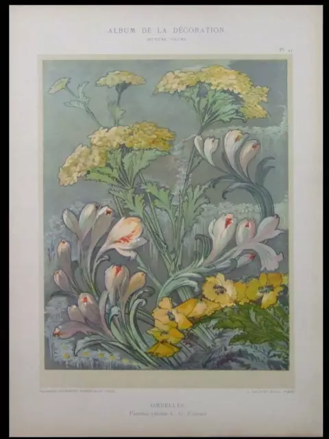 C.g. Forrer, Umbrellas, Art Nouveau - 1900 - Lithography