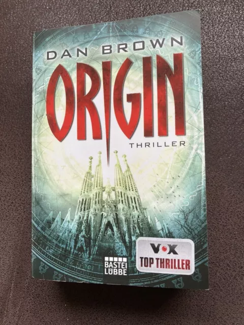 Origin von Dan Brown Taschenbuch Thriller Neuwertig