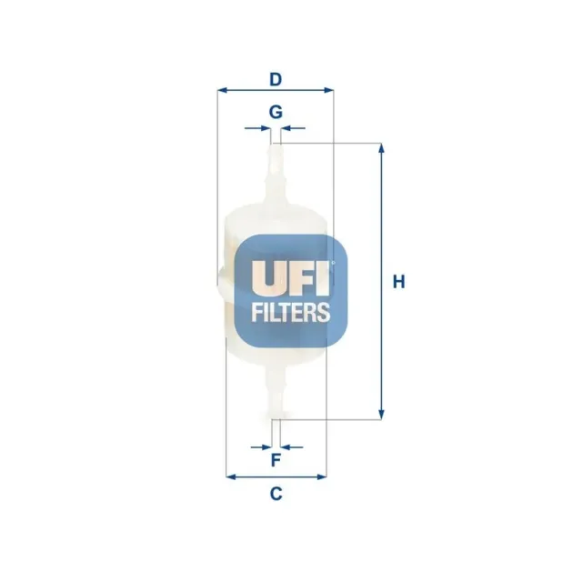 UFI Kraftstofffilter Spritfilter Kraftstoffilter 31.012.00