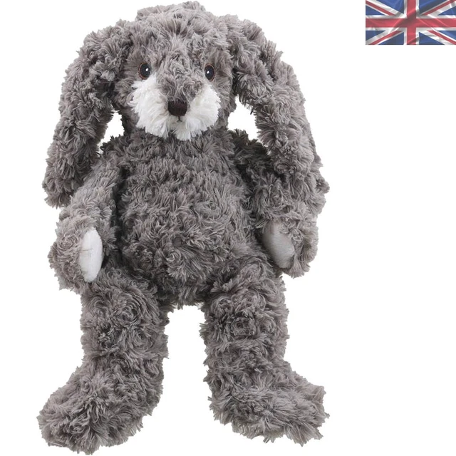 ECO CLASSICS GREY Bunny Plush Toy, 32cm Soft Rabbit Cuddly Toy £26.99 ...