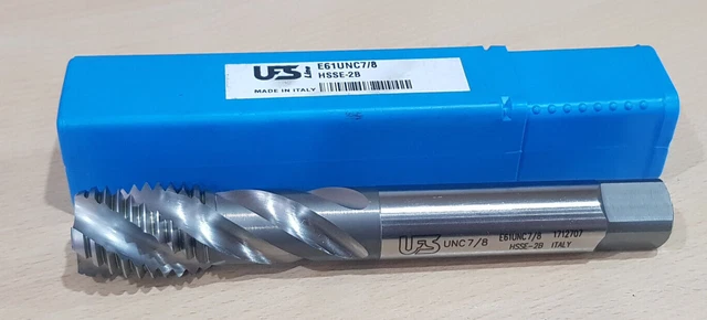 1pc Spiral Flute Tap UFS E61 UNC 7/8 HSSE-2B DIN376 C