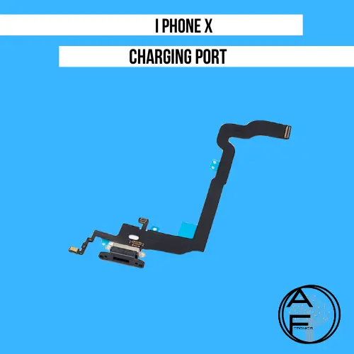 DE✅ iPhone X Ladebuchse Flex Kabel USB Charging Port Connector Schwarz