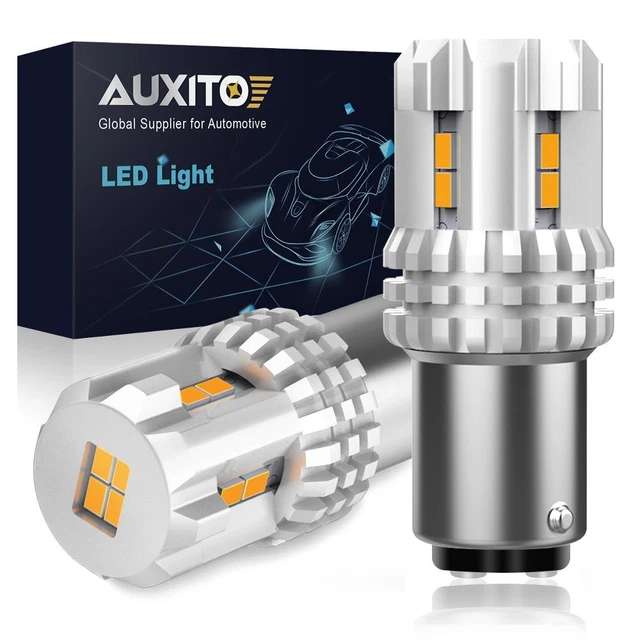 For Acura RDX 2007-2012 Front Turn Signal Light Bulbs 1157 2357 2057 Amber 3000K