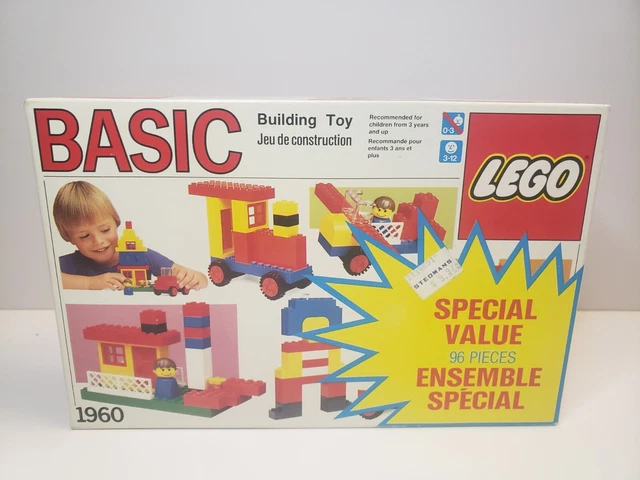 VINTAGE BASIC LEGO Set NEW, Sealed! Excellent Collectible Condition ...