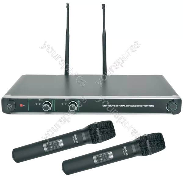 Chord NU20 Dual UHF Wireless Microphone Systems - Handheld - NU20-H