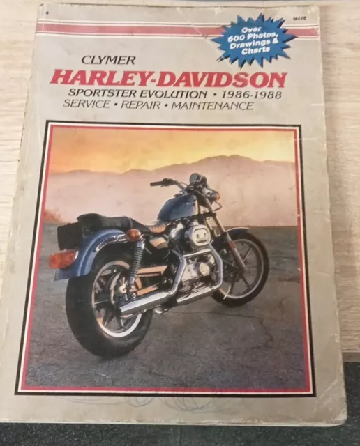 Revue Technique Moto Clymer 86-88 Harley Davidson Sportster Evolution