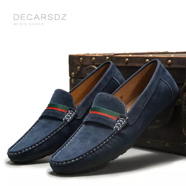 2023 Summer Shoes Man Fashion Boat Footwear Soft Flat Leather Men Casual Shoes