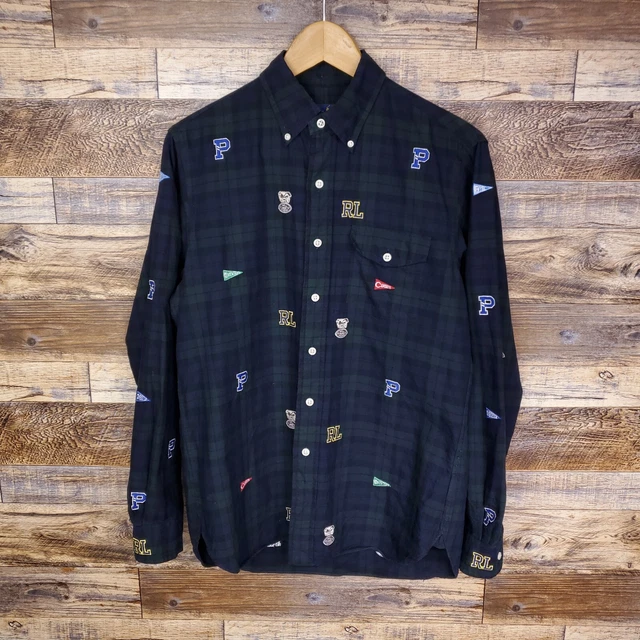Polo Ralph Lauren Embroider Varsity University Bulldog Oxford Shirt SP