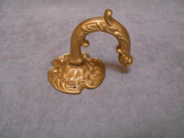 French Vintage BRONZE Coat hat rack  HANGER HOOK 5