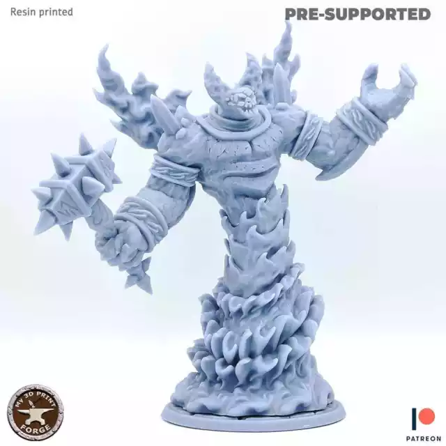 Ragnaros Miniature Tabletop Dungeons and Dragons Wargaming Minis