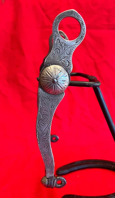 Mors De Cowboy Vaquero Vintage – Demi-rade California Bit, Très Beau, Fait Main