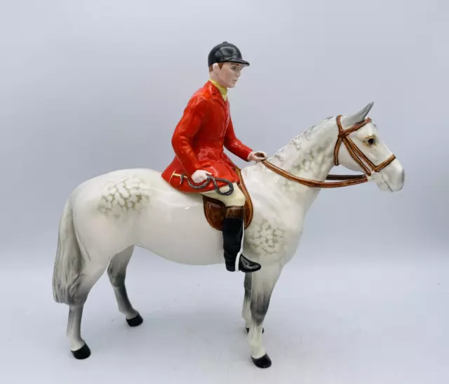 BESWICK HUNTSMAN on Dapple Grey Horse - model 1501